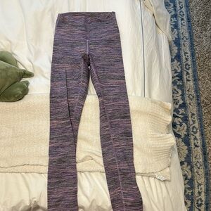 Purple design Lululemon leggings size 2